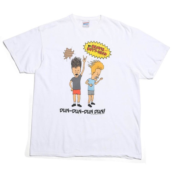 Junk Food Clothing Tops - Junk Food Bevis & Butthead Dun Dun T Shirt